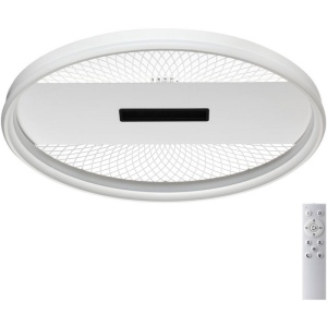 Потолочная люстра Sonex Solar 7664/93LR пластик/белый LED 93Вт 3000-4000-6000K D500 IP20 пульт ДУ