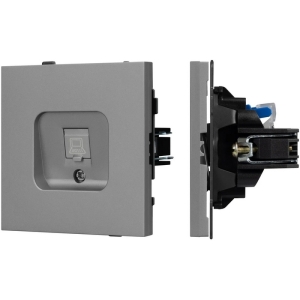Механизм компьютерной розетки SCT-TENDO-MPC1-PL-GR (RJ-45, CAT6) (Arlight, Графитовый)