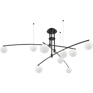 Потолочная люстра на штанге Delight Collection 8119P 8119P/9 black