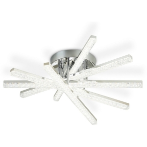 Потолочная люстра светодиодная с ПДУ Ambrella Acrylica Original FA8895 CH хром 65W 3000K-6400K