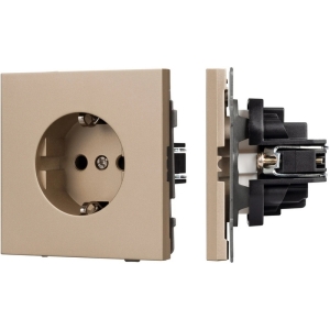 Механизм электрической розетки SCT-TENDO-MEU1-PL-GD (230V, 16A) (Arlight, Песочный) 054081