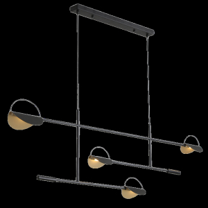 Люстра BOLIA LEAVES PENDANT Black 4000К