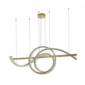 Подвесной светильник светодиодный Newport Crystal 8248N/S gold