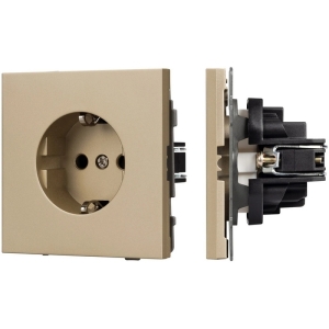 Механизм электрической розетки SCT-TENDO-MEU1-SFPL-GD (230V, 16A) (Arlight, Матовый песочный) 054639