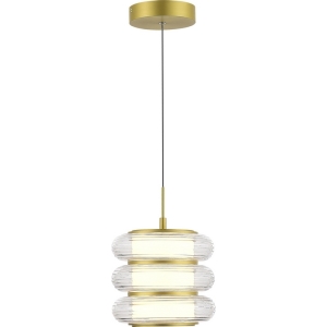 Подвесной сетильник ST Luce Frittela SL6239.203.03 золото/прозрачный LED 1*16W 3000K