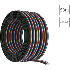 Провод 5-жильный для светодиодной ленты RGBW 50м, 20AWG Arte Lamp Strip-Accessories A20-5W