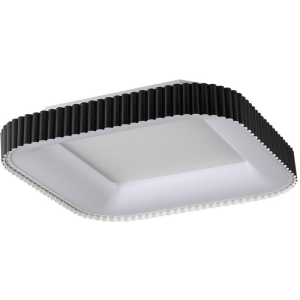 Потолочный светильник Sonex Sharmel 7768/56L металл/белый/черный LED 56Вт+14Вт 3000-6000K 500х500 ССТ+подсветка