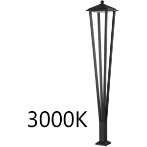 Уличный наземный светильник Odeon Light Bearitz 6655/12GA3 черный/металл IP65 LED 12W 3000K 220V