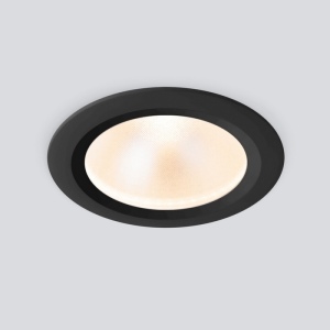 Встраиваемый светодиодный влагозащищенный светильник 35128/U черный Elektrostandard Light LED 3003