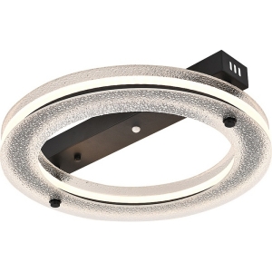 Потолочный светодиодный светильник Escada Ambience 10302/1LED 65Вт, с ПДУ, металл/акрил, черный/прозрачный