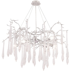 Подвесная люстра Crystal Lux REINA SP8 D1000 SILVER PATINA