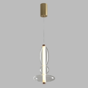 Подвесной светильник светодиодный Crystal Lux QUASAR SP10W LED TRANSPARENT