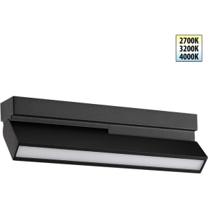 Накладной светильник светодиодный Novotech Eos 359766 черный с перекл. цв. температуры IP20 LED 12W 180-265V 2700К/3200К/4000К
