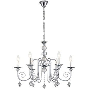Подвесная люстра 678/6PL E14*40W Escada Shine Chrome
