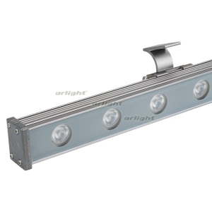 Светодиодный прожектор AR-LINE-1000S-18W-24V RGB (Grey, 30 deg, DMX512) (Закрытый) 023623
