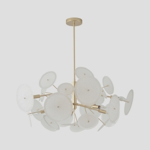 Потолочная люстра на штанге Crystal Lux DANDELION SP10 GOLD