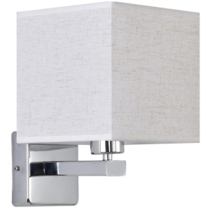 Бра Lumion Norman 8360/1W хром/бежевый металл/текстиль E27 60W 240V