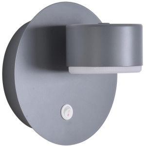 Настенный светильник с выключателем Lumion Torina 8345/1W серый, металл GX53 LED 1*7W 220V