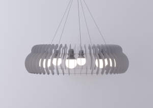 Люстра декоративная EPHYRA TOP (TOP-890), Платина матовый, E27, MAX 540W, 60W цоколь, 1м