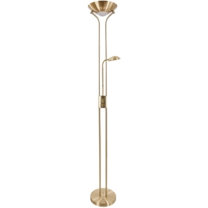 Торшер с лампой для чтения Arte Lamp Duetto A4329PN-2PB