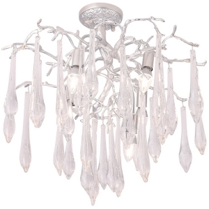 Потолочная люстра Crystal Lux REINA PL5 D600 SILVER PATINA
