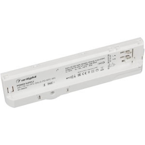 Блок питания для трековых систем ARJ-TR-42-PFC-DALI2-PD-NFC-WH (42W, 10-42V, 0.3-1.05 A, 4TR) (Arlight, IP20 Пластик) 055293