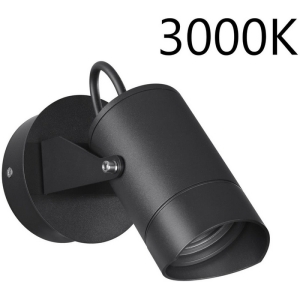 Уличный настенный светильник Odeon Light Stima 6647/10WL3 черный/металл IP54 LED 10W 3000K 220V