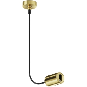 Ввод питания боковой Flarity латунь Maytoni Accessories for tracks Flarity TRA154C-SB1-BS