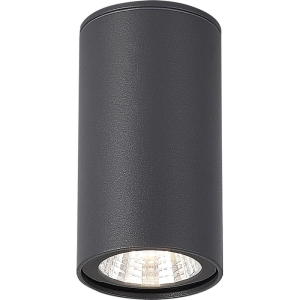 Потолочный уличный светильник IP65 ST-Luce Tubo SL9514.702.01 серый/белый LED 1*7W