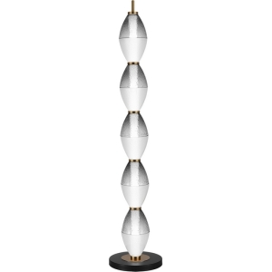 Торшер ST Luce Ice SL6130.405.27 Черный/Белый, Дымчатый LED 1*35W 3000K