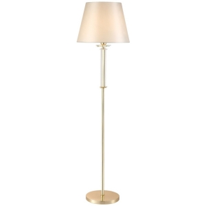 CRYSTAL LUX Торшер NICOLAS PT1 GOLD/WHITE
