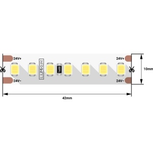 Светодиодная лента IP33 Lumker LK2H168 LK2H168-24-WW-33