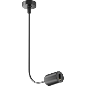 Ввод питания боковой Flarity черный Maytoni Accessories for tracks Flarity TRA154C-SB1-B
