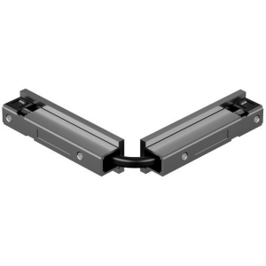 Коннектор для трека Denkirs Shine Base TR5724-DN 90° стена-потолок с поворотом трека под произвольным углом, темный никель