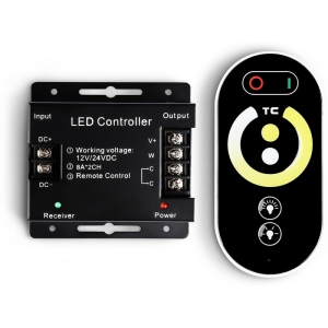 Контроллер Ambrella Illumination GS11151 для светодиодных лент CCT с регулировкой температуры с сенсорным радио пультом