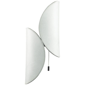 Бра Odeon Light Silk 7067/2W черный/белый/шелк/металл IP20 LED G9 5W 220V