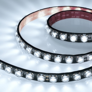 Светодиодная лента влагозащищенная 2835 герметичная FLT-PS-A42-BLACK-23mm 24V White6000 (21 W/m, IP67, 15deg, 5m) Arlight 049299