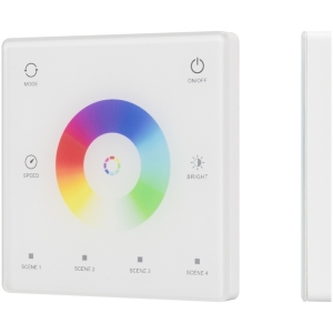 INTELLIGENT ARLIGHT Сенсорная панель SMART-SPI-801-11-4SC-RGBW-SUF White (3V, 2.4G) (IARL, IP20 Пластик, 5 лет)