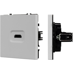 Механизм HDMI розетки SCT-NOBE-MHD1-SFPL-IS (Arlight, Никель) 061845