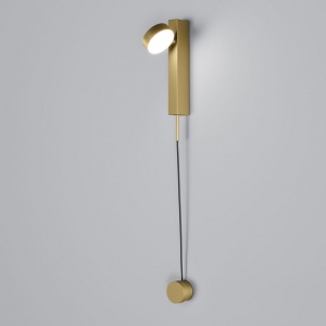 Бра светодиодное с диммером Elektrostandard Orco 40112/LED латунь
