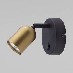 Спот с выключателем TK Lighting Top 3309 Black Gold