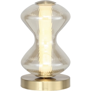 Настольная лампа ST Luce Spine SL6136.204.01 золото/коньячный LED 1*6W 3000K