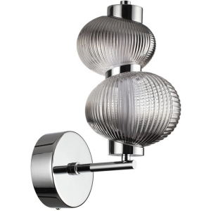 Бра Odeon Light Bruco 5096/8WL хром/дымчатый градиент/металл/стекло LED 8W 4000K