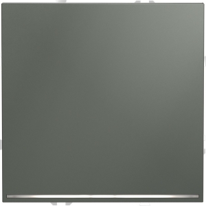 Проходной переключатель одноклавишный с подсветкой (титан) Voltum S70 VLS010406