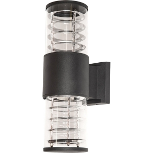 Настенный светильник уличный Kink Light Глари 09314-W,19 черный E27 2*60w