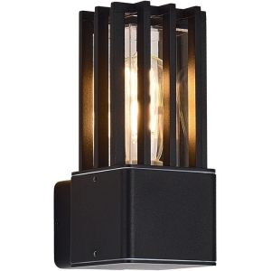 Настенный уличный светильник ST Luce Irum SL9018.401.01 черный/черный E27 1*15W