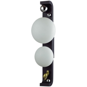 Уличный фасадный светильник Odeon Light Luma 5434/2W черный/золотистый/хром/металл/акрил/декор металл IP54 G9 2*15W max