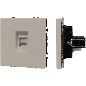 Механизм телефонной розетки SCT-NOBE-MTL1-SFPL-CA (RJ-11, 4C) (Arlight, Кашемир) 061892