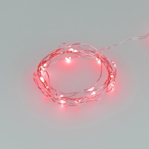 Светодиодная гирлянда ARD-DEW-HOME-2000-CLEAR-20LED-STD Red (3V, Battery Pack) (Ardecoled, IP20) 048705