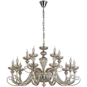 Подвесная люстра Newport Annette 8620+5/C chrome cognac